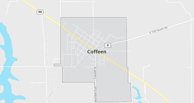 Map of Coffeen, IL