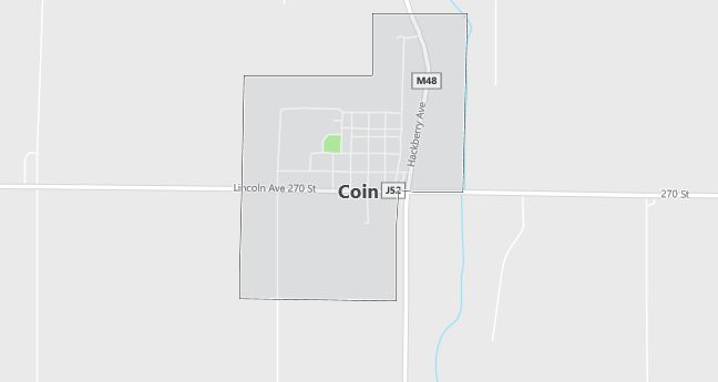 Map of Coin, IA