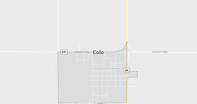 Map of Colo, IA