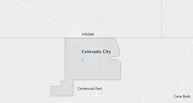 Map of Colorado City, AZ