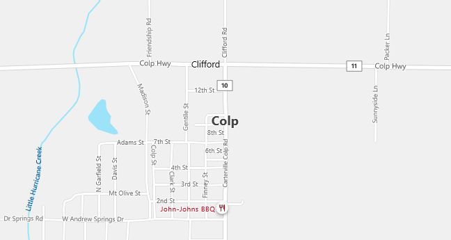 Map of Colp, IL