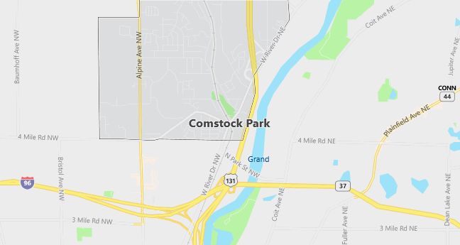 Map of Comstock Park, MI