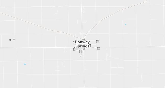 Map of Conway Springs, KS