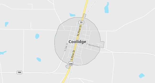 Map of Coolidge, GA