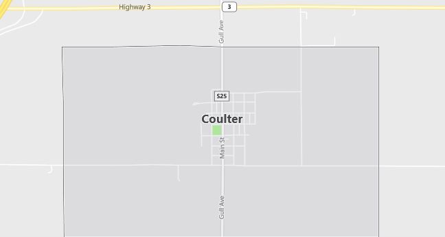 Map of Coulter, IA