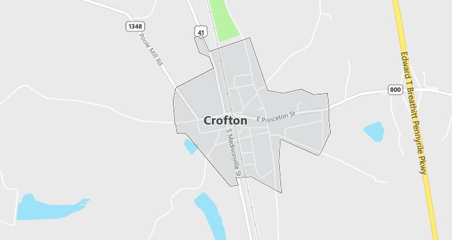 Map of Crofton, KY