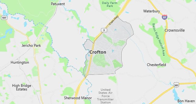 Map of Crofton, MD