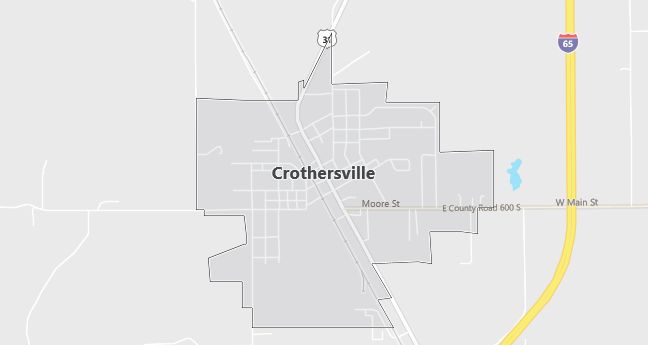 Map of Crothersville, IN