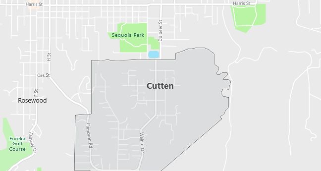 Map of Cutten, CA