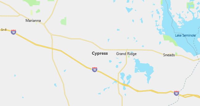 Map of Cypress, FL