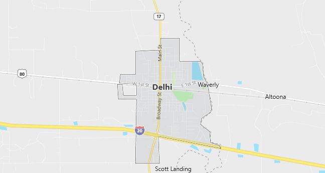 Map of Delhi, LA