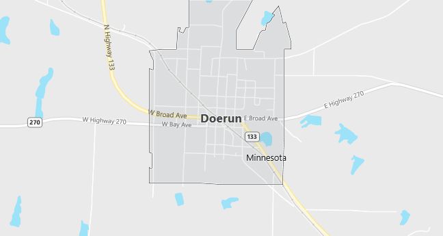 Map of Doerun, GA