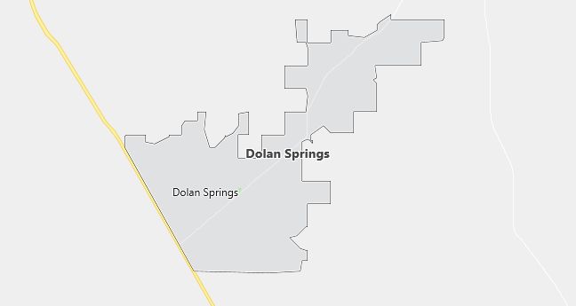 Map of Dolan Springs, AZ