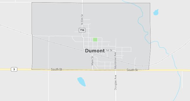 Map of Dumont, IA