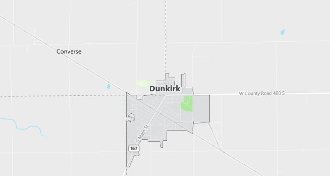 Map of Dunkirk, IN