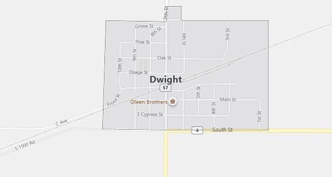 Map of Dwight, KS