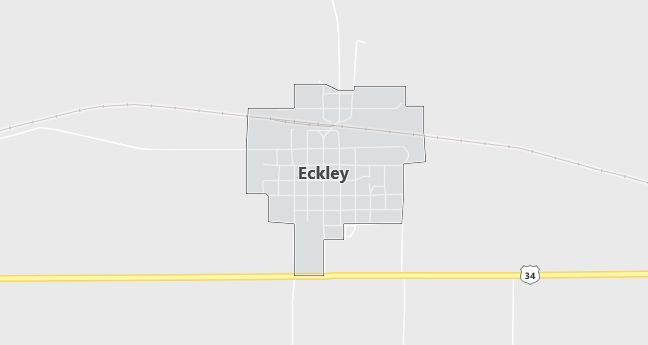 Map of Eckley, CO