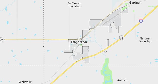 Map of Edgerton, KS