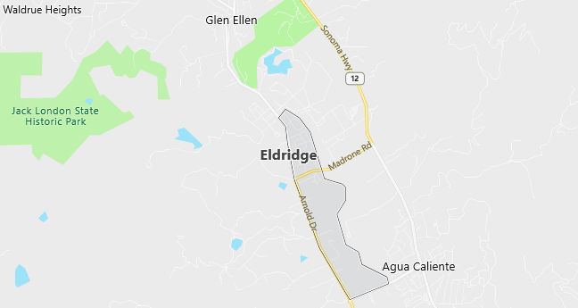 Map of Eldridge, CA