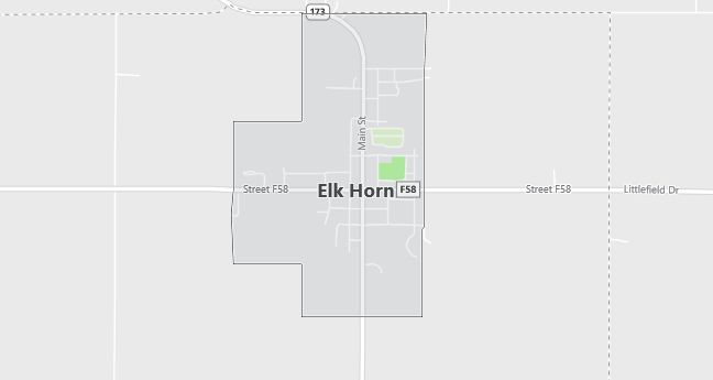 Map of Elk Horn, IA