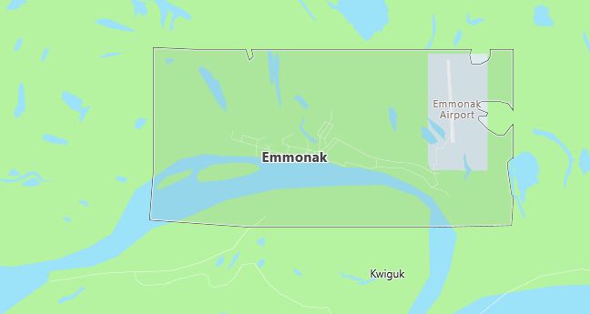 Map of Emmonak, AK