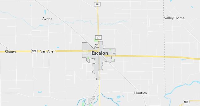 Map of Escalon, CA