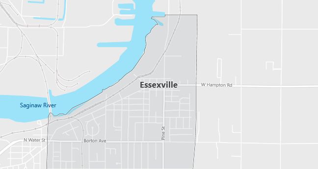 Map of Essexville, MI