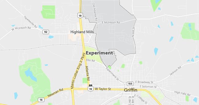 Map of Experiment, GA