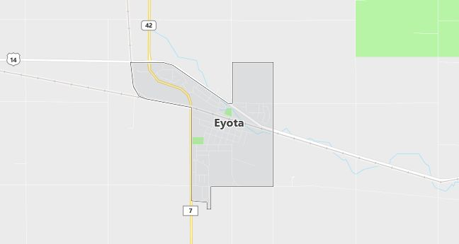 Map of Eyota, MN