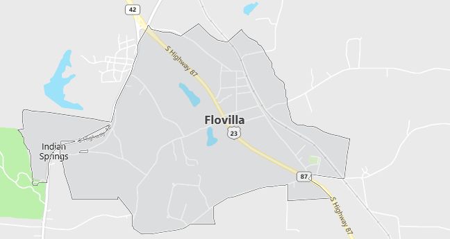 Map of Flovilla, GA