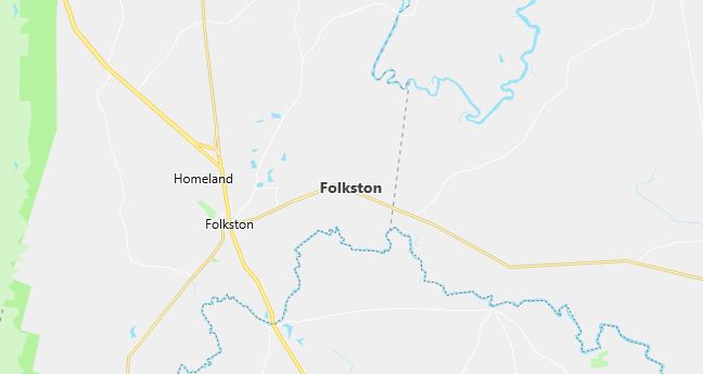 Map of Folkston, GA