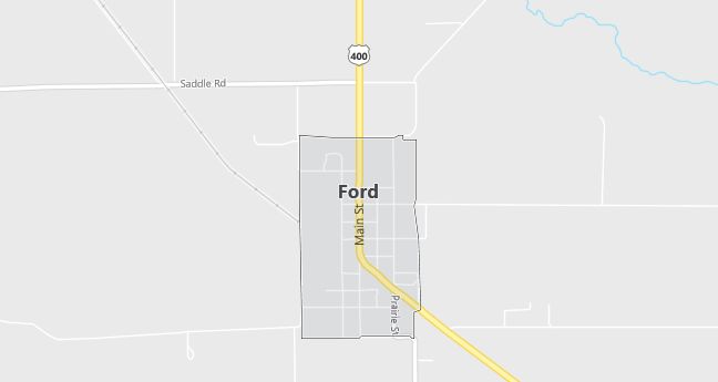 Map of Ford, KS