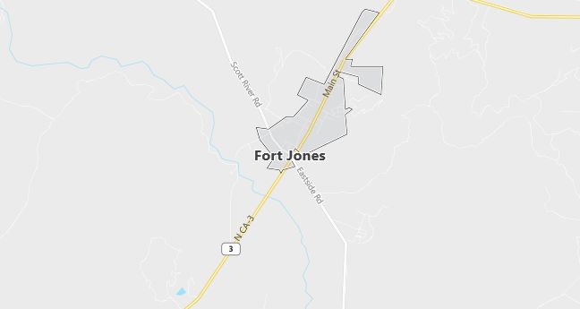 Map of Fort Jones, CA