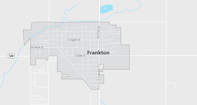 Map of Frankton, IN