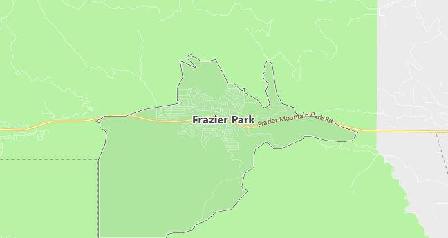 Map of Frazier Park, CA