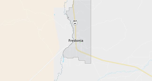 Map of Fredonia, AZ