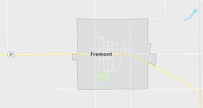 Map of Fremont, IA