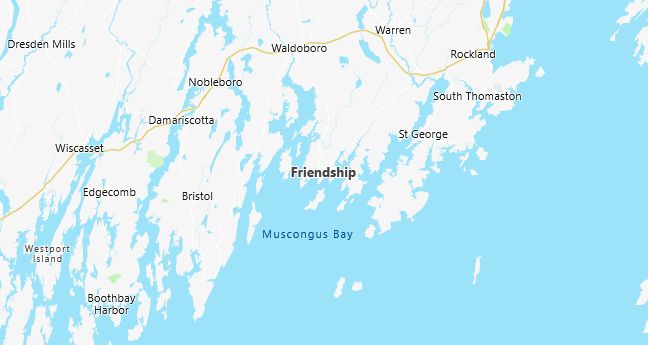 Map of Friendship, ME