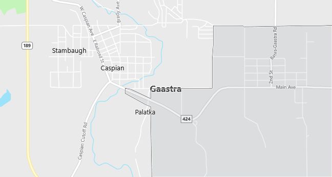 Map of Gaastra, MI