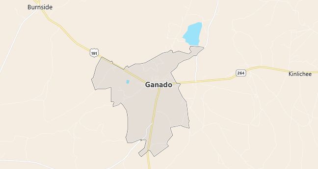 Map of Ganado, AZ