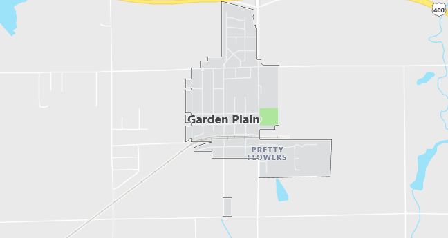 Map of Garden Plain, KS