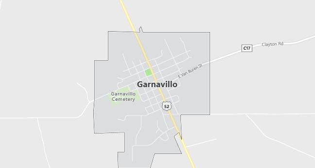 Map of Garnavillo, IA