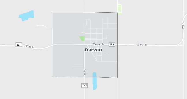 Map of Garwin, IA