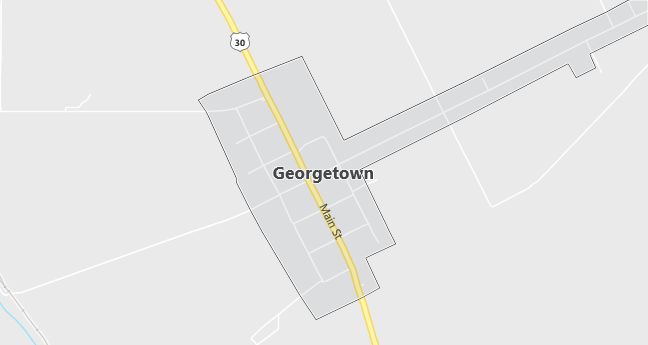 Map of Georgetown, ID