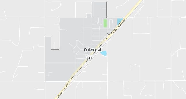 Map of Gilcrest, CO