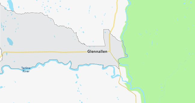 Map of Glennallen, AK