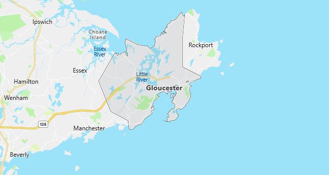 Map of Gloucester, MA