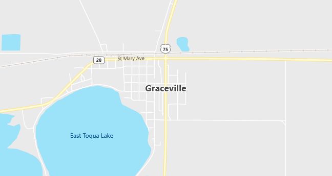 Map of Graceville, MN