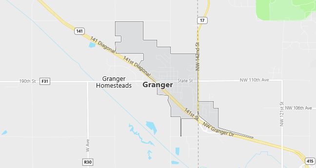 Map of Granger, IA