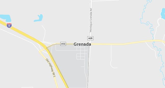 Map of Grenada, CA